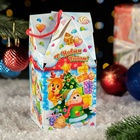 Коробка новогодняя подарочная складная «Зефиркины» 10.5×10.5×21.5 см - Фото 4