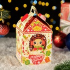 Коробка новогодняя подарочная складная «Ромбики» 12×12×17 см 9000877