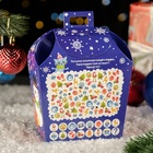 Коробка подарочная новогодняя складная «Первый Снег» 16?9?18 см (комплект 5 шт) - фото 50289090