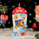 Коробка подарочная новогодняя складная «Снежка» для сладких подарков, 16×9×18 см - фото 117030229