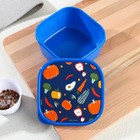 Ланч - бокс квадратный «Овощи», 700 мл - Фото 2