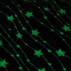 Плед с рукавами светящийся в темноте «Этель. Звездное небо», 150×200 см, корал-флис - Фото 3