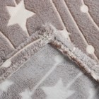 Плед с рукавами светящийся в темноте «Этель. Звездное небо», 150×200 см, корал-флис - Фото 4