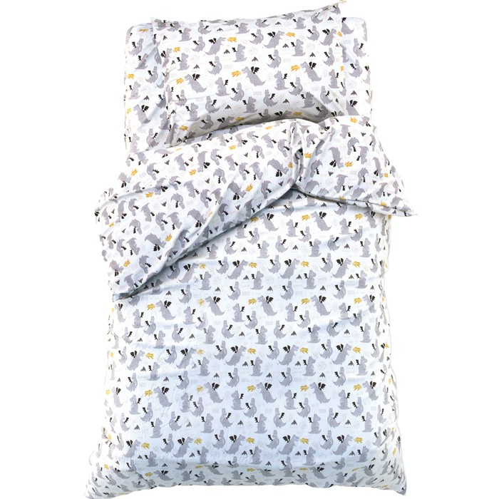 Постельное бельё Этель 1,5 сп Dragon 143х215 см, 155х214 см, 50х70 см -1 шт, 100% хлопок, сатин