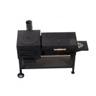 Печь-казан-гриль «Дачный», с термометром, на колёсах, сталь 3 мм - Фото 2