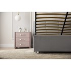 Кровать двуспальная «Птичье гнездо», с мягким изголовьем, с подъёмным механизмом, 1600×2000 мм, премиум велюр, цвет звёздная пыль - Фото 5