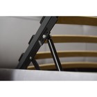 Кровать двуспальная «Птичье гнездо», с мягким изголовьем, с подъёмным механизмом, 1600×2000 мм, премиум велюр, цвет звёздная пыль - Фото 6