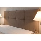 Кровать «Пантеон» без ПМ, 140×200 см, премиум велюр, цвет пески касабланки - Фото 6