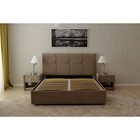 Кровать «Пантеон» без ПМ, 140×200 см, премиум велюр, цвет пески касабланки - Фото 7