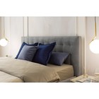 Кровать «Ла Скала» без ПМ, 140×200 см, премиум велюр, цвет лондонский туман - Фото 2