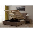 Кровать «Пантеон» с ПМ, 140×200 см, премиум велюр, цвет пески касабланки - Фото 2