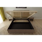 Кровать «Пантеон» с ПМ, 140×200 см, премиум велюр, цвет пески касабланки - Фото 4