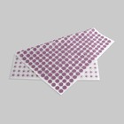 Ипликатор-коврик, основа спанбонд, 360 модулей, 56 × 62 см, цвет белый/лавандовый - Фото 4