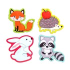 Пазлы-половинки 4 в 1 «Лесные зверята» - Фото 1