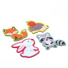 Пазлы-половинки 4 в 1 «Лесные зверята» - Фото 2