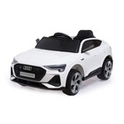 Электромобиль AUDI e-tron Sportback, EVA колёса, кожаное сидение, цвет белый - фото 2104250