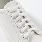 Шнурки для обуви, пара, плоские, 6 мм, 90 см, фасовка по 25 шт, цвет белый - фото 10734406