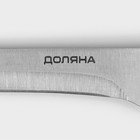 Нож обвалочный Доляна «Кронос», лезвие 14 см, цвет чёрный - Фото 4