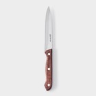 Нож кухонный Доляна Ecology, лезвие 12,5 см, цвет коричневый - Фото 3