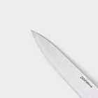 Нож - шеф Доляна Ecology, лезвие 20 см, цвет коричневый - Фото 3