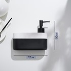 Дозатор для мыла с подставкой для губки SAVANNA Lines, 400 мл - Фото 3