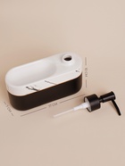 Дозатор для мыла SL Home Lines, с подставкой для губки, 400 мл, белый - Фото 4