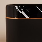 Дозатор для мыла SL Home Lines, с подставкой для губки, 400 мл, чёрный - Фото 5