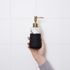 Набор аксессуаров для ванной комнаты SAVANNA Grace, 3 предмета (дозатор для мыла 290 мл, стакан, мыльница), цвет белый мрамор - Фото 4