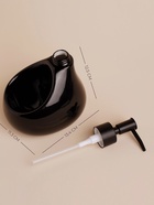 Дозатор для мыла SL Home Drop, с подставкой для губки, 450 мл, чёрный - Фото 2