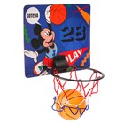 Баскетбольный набор с мячом «Микки Маус и друзья», диаметр мяча 8 см, диаметр кольца 13,5 см - фото 9876969