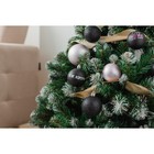 Ёлочные шары новогодние «С НГ, короч», на Новый год, пластик, d=6, 6 шт., цвет чёрный - Фото 5