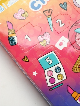 Набор детской косметики «Будь стильной», тени, блеск для губ, бальзам для губ, глиттер, кольцо, подвеска