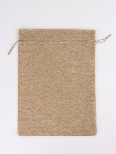 Холщовый мешочек для украшений, подарков и трав, текстиль «Эко», 30×40 см