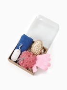 Новогодний подарочный набор «Этель» Christmas party, 5 предметов, полотенце 30×60 см, мочалка, расчёска 7882596