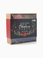 Новогодний подарочный набор «Этель» Christmas party, 5 предметов, полотенце 30×60 см, мочалка, расчёска 7882596