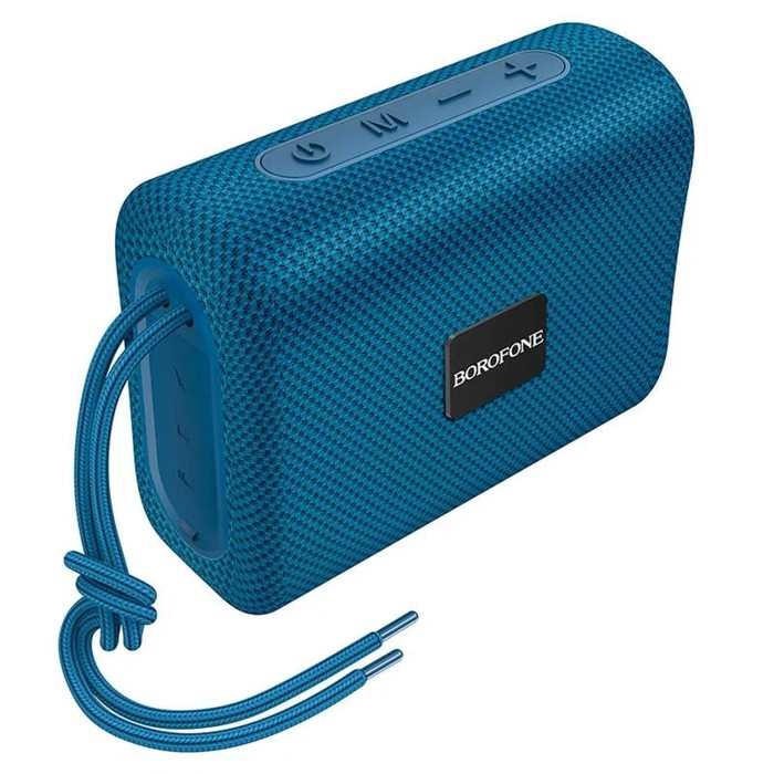 Портативная колонка Borofone BR18 Encourage, 5 Вт, BT5.1, FM, microSD, USB, 500 мАч, синяя