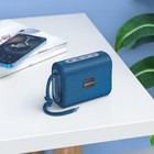 Портативная колонка Borofone BR18 Encourage, 5 Вт, BT5.1, FM, microSD, USB, 500 мАч, синяя - фото 51322396 Портативная колонка Borofone BR18 Encourage, 5 Вт, BT5.1, FM, microSD, USB, 500 мАч, синяя - фото 51322396