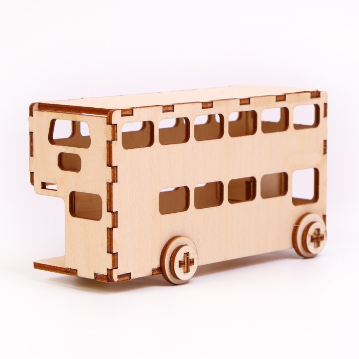 Сборная модель-автомобиль «Двухэтажный автобус» - фото 1907495718