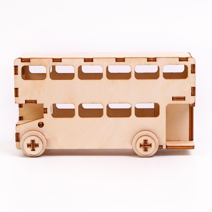Сборная модель-автомобиль «Двухэтажный автобус» - фото 1907495719