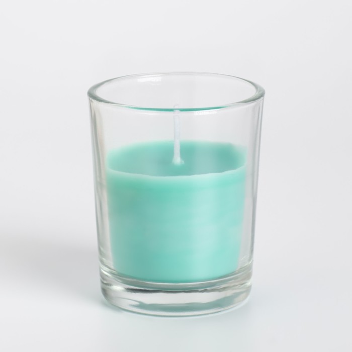 Свеча ароматическая в стакане "Нюд", 5х6 см, яблоко - фото 1886893605