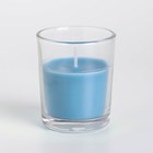 Свеча ароматическая в стакане "Нюд", 5х6 см, океан - Фото 3