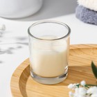 Свеча ароматическая в стакане "Нюд", 5х6 см, ваниль - Фото 2