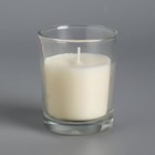 Свеча ароматическая в стакане "Нюд", 5х6 см, ваниль - Фото 3