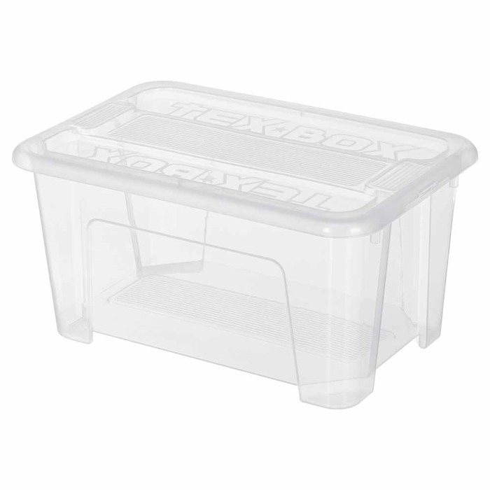 Ящик универсальный TEX-BOX, 4,5 л., бесцветный, 28х18,3х14 см - Фото 1