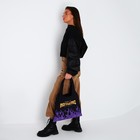 Сумка мешок «Огонь», 40 х 35см, черная - фото 24242891