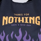 Сумка мешок «Огонь», 40 х 35см, черная - фото 24242895