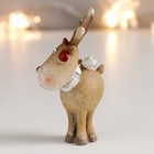 Фигурка полистоун «Олешка в зимних наушниках и шарфике», 7.5×4.5×2 см, МИКС - фото 22858615