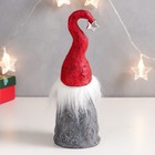 Сувенир полистоун "Дедушка Мороз в красном колпаке с звёздочкой" 21,5х7х8 см - фото 21696934