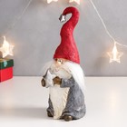 Сувенир полистоун "Дедушка Мороз в красном колпаке с звёздочкой" 21,5х7х8 см - Фото 4