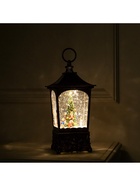 Светодиодная фигура «Фонарь с щелкунчиком» 13.5×28.5×13.5 см, пластик, батарейки ААх3 (не в комплекте), USB, свечение тёплое белое 7673480